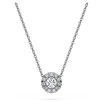 swarovski eternity pendant  laboratory grown diamonds 0 23 ct tw  sterling silver