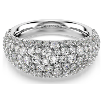swarovski sublima ring  white  rhodium plated