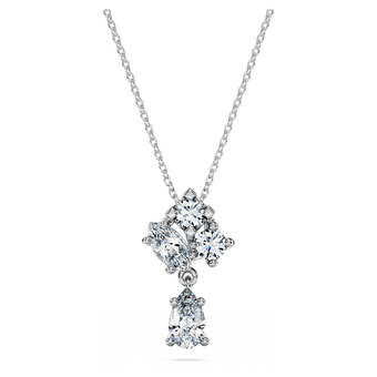 swarovski galaxy pendant  laboratory grown diamonds 1 ct tw  18k white gold