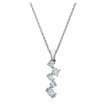 swarovski galaxy pendant  laboratory grown diamonds 0 9 ct tw  18k white gold