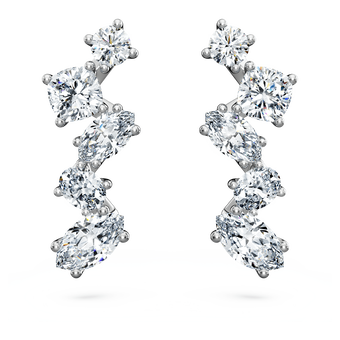 swarovski galaxy ear cuffs  laboratory grown diamonds 1 25 ct tw  18k white gold