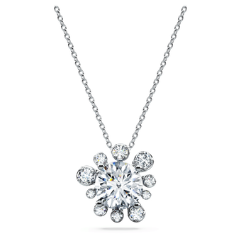 swarovski galaxy pendant  laboratory grown diamonds 2 ct tw  18k white gold